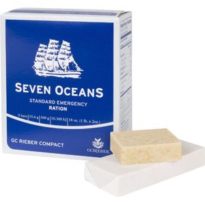 Seven Oceans - Standard Emergency Ration - Noodvoedsel Rantsoen - 500 Gram - 2500 Calorieën