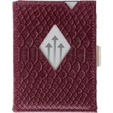Exentri Leather Wallet RFID purple cobra Dames portemonnee