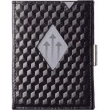Exentri Leather Leather Wallet black cube Dames portemonnee