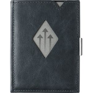 Exentri Leather Multi Wallet blue Dames portemonnee