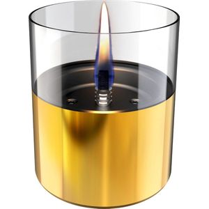 Tenderflame TR100/G Lilly, goud, 250 ml tank, ca. 9 uur brandduur, geurloos