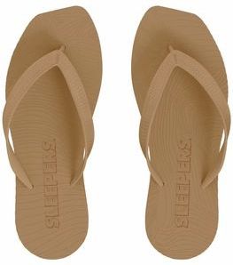 Sleepers - Tapered Platform Slipper - Sand - Natuurrubber