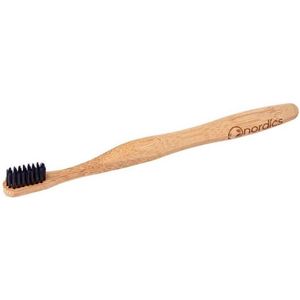 tandenborstel 23 cm bamboe/nylon bruin/zwart