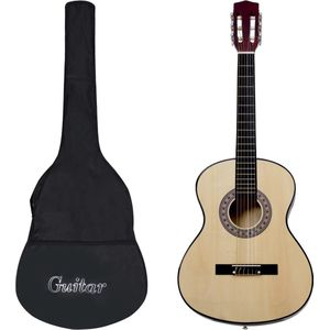 vidaXL Gitaar klassiek beginner met tas 3/4 36