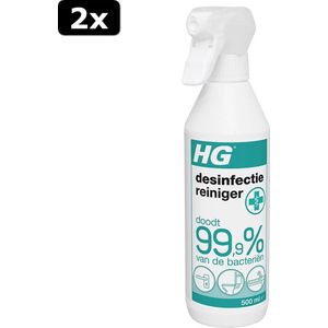 2x HG Desinfectie Reiniger 500 ml