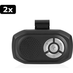 2x Smartwares SK-1541 Bluetooth Car Kit Zwart