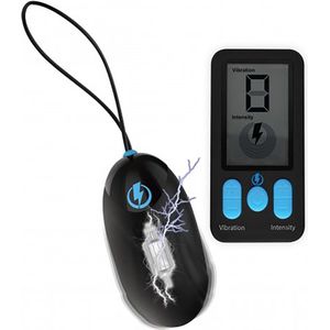 5X Vibrating & E-Stim Silicone Egg + Remote