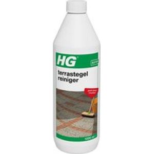 HG terrastegelreiniger - 1L - voor grindtegels, beton en andere terrastegels en klinkers - direct resultaat