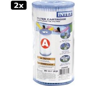 2x Intex Filtercartridge Type A29000 - Filter voor filterpomp 28604GS