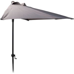 Pro Garden Parasol Half Rond - dia 250cm - Grijs