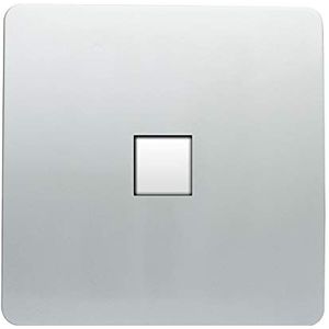 Trendi Artistic Modern glanzend Tactile RJ45 Cat 5e & Cat 6 Ethernet-aansluiting zilver art-pcsi