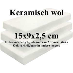 Keramisch wol 15x9x2,5 cm