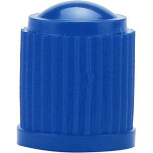 4 Blauwe Universele ventieldopjes voor de auto (Plastic)