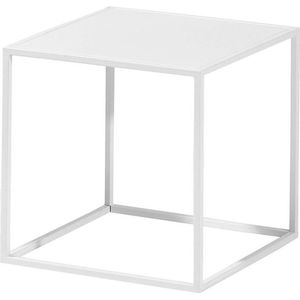 Beekwilder LVT Quadro White - Tafel - 30cm - Wit - Kubus - Plantentafel