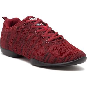 Anna Kern Suny Danssneakers 135-bold - Dames Sport Sneakers - Salsa, Stijldansen - Rood - Maat 41