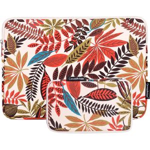 Laptop Sleeve 13.3 inch Creme + Accessoires Etui | Creme - Forest