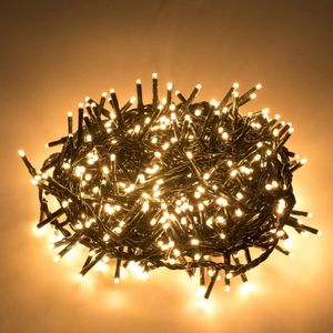 FEDEC 1000 LEDS Kerstverlichting - 25m Clusterverlichting - Warm Wit - Voor Binnen en Buiten - Kerstverlichting voor binnen en buiten - Kerstlichtjes - Kerstlampjes