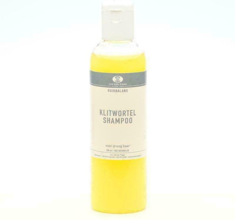 Van der Pigge Huidbalans shampoo klitwortel droog haar 200 ml