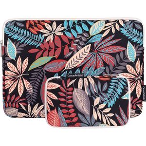 Laptop Sleeve 13.3 inch Zwart + Accessoires Etui | Zwart - Forest