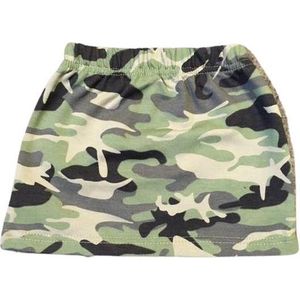Baby Rokje Camouflage leger groen maat 68/74