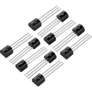 AZDelivery 10 x DS18B20 Digitale Temperatuursensor TO92-55°C - +125°C compatibel met Arduino en Raspberry Pi inclusief E-Book!