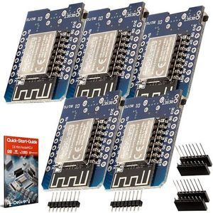 AZDelivery D1 Mini NodeMcu met ESP8266-12F WLAN-Module CH340G Lua compatibel met Arduino Inclusief E-Book!