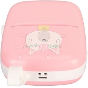 Mini Thermische Printer Maker Printpapier Fotoprinterrollen Papierzak Gepot Miniatuur Fotoprinter Labelprinters (Roze)