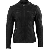 Rusty Stitches - Joyce - Motorjas - Zwart - 100% Rundleer