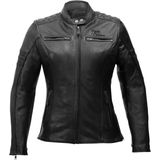 Rusty Stitches - Joyce - Motorjas - Zwart - 100% Rundleer