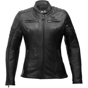 Rusty Stitches - Joyce - Motorjas - Zwart - 100% Rundleer