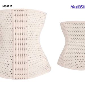 Saizi beige /Waist Trainer - M - Buik Korset Belt - Body Shaper Trimmer Corset Band - Shapewear