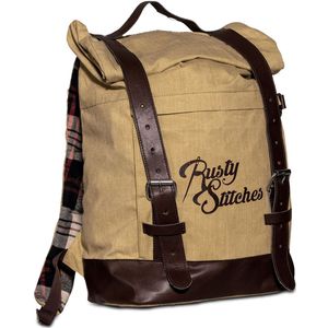 Rugzak Rusty Stitches Archer Beige-Bruin