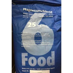 Badzout (magnesium chloride hydraat; levensmiddelkwaliteit E511)