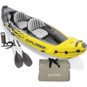 Intex Kajak Explorer K2 Tweepersoons Boot - Geel