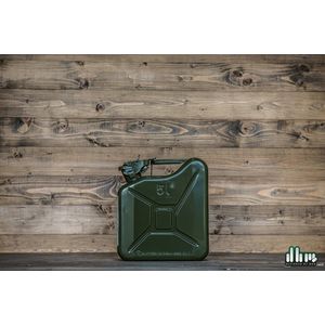 Stalen jerrycan 5L - Groen