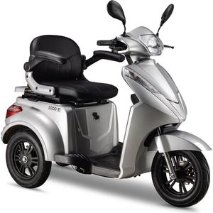 IVA - E1000 - Scootmobiel - Zilver - 3-wiel
