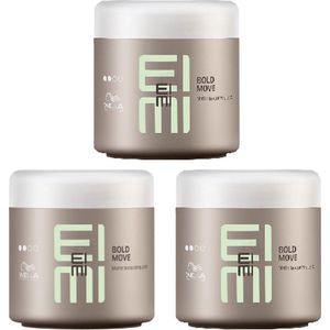 Wella Professionals - EIMI Bold Move - Matte Texturizing Paste - 3 x 150ML