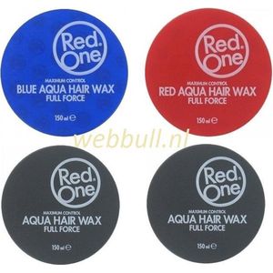 RedOne 4-Pack (Blue-Red-Grijs) Aqua Wax 150 ml