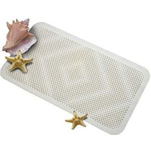 Rayen Massagemat badkuip, natuurlijk rubber, wit, 35 x 65 cm
