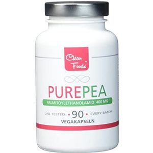 Pure PEA palmitoylethanolamide 400 mg 90 plantaardige capsules PEA optimaal gecertificeerd