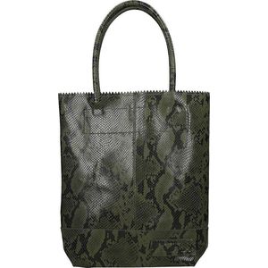 Zebra Trends Natural Bag shopper army snake