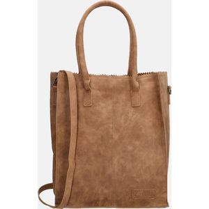 Zebra Trends Shopper Natural Bag Rosa Camel