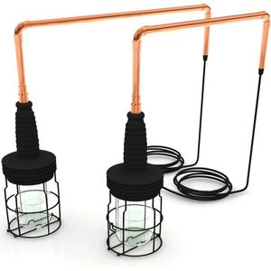 Koperen tuinlamp | Buitenlamp | Wandlamp | Outdoor | Retro | 50cm