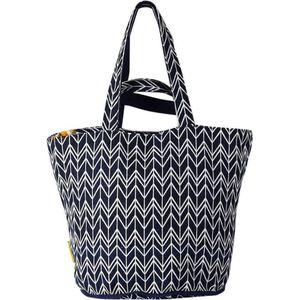 Mycha Ibiza shopper - strandtas - handtas - clutch - met rits - katoen jaquard - 812