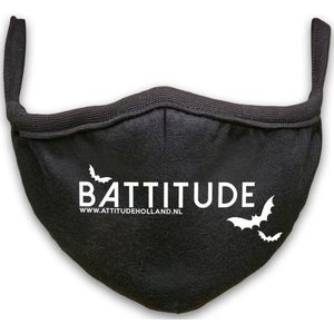 Attitude Holland - Bat Masker - Mondkapje - Zwart