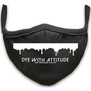 Attitude Hair Dye - Dye With Attitude Masker - Mondkapje - Zwart