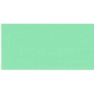 Luxe Linnen kaartenpapier - Vierkant Linnenkarton - Grasgroen - 80 vellen - 27x13,5 cm - 220 grms - voor 13,5x13,5 vierkante kaarten - Past in 14x14 envelop