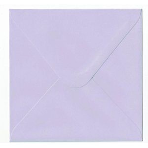 500 Luxe Vierkante enveloppen - 17x17 cm - Lila - 110 grms - 170x170 mm