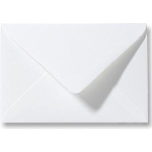 500 DIN B6 Enveloppen - WIT - 120x175mm - 100 grams - 12x7,5cm