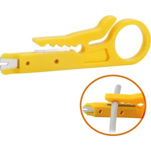 Striptang - Kabelknipper - Kabelstripper - Krimptang - Kniptang multifunctioneel - Draadstripper - Draadknipper - Elektriciteitsdraad knipper / knippen - Draadkniptang - LSA / draad tang - Draadstriptang
